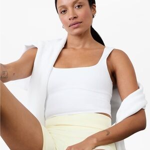 New Athleta Transcend Square Neck Crop bra A-C